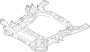 Image of Suspension Subframe Crossmember (Front) image for your 2024 Genesis GV80  Prestige Sport Utility 