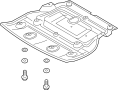 View Radiator Support Splash Shield (Front, Lower) Full-Sized Product Image 1 of 2