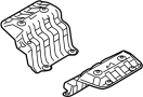 View Shield. Heat. Protector. Muffler. Exhaust. (Right, Rear) Full-Sized Product Image