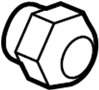 View Wheel Lug Nut Full-Sized Product Image