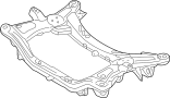 Image of Engine Cradle (Front) image for your 2005 Hyundai Sonata   