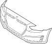 Image of COVER. BUMPER. Bumper Cover. Component. image for your 2012 Hyundai Tucson   