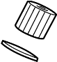 View Engine Oil Filter Element Full-Sized Product Image