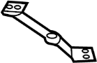 View Bracket. Exhaust. Support. Muffler. (Lower) Full-Sized Product Image