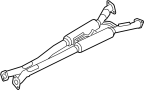 Image of Muffler. Pipe. (Front). A Muffler without any. image for your 2011 Hyundai Elantra   
