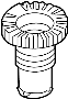 View Coil Spring Insulator (Front, Upper) Full-Sized Product Image