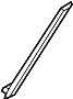 Image of Door Trim Molding (Left, Front, Rear, Upper) image for your 2023 Genesis GV60   