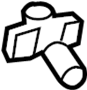 Image of Bracket. Retainer. Lock. (Rear). A Bracket for a door. image for your Genesis