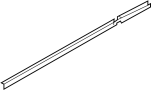 Image of Door Window Belt Weatherstrip (Right, Rear) image for your 2023 Genesis Electrified G80   