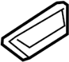 View Door Interior Trim Panel Cap (Left, Front) Full-Sized Product Image