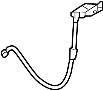 Image of Brake. Hose. Hydraulic. Line. (Left, Rear). A flexible Hose. image for your 2024 Genesis Electrified GV70   