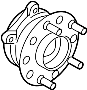 Image of Hub and BEAR. Hub and Bearing. (Rear) image for your Genesis