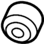 Image of Arm. Bushing. (Rear, Upper, Lower). Connecting element to. image for your Genesis