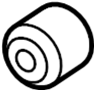 Image of Bushing. Arm. Lateral. Connecting element to. image for your Genesis