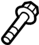 View Suspension Control Arm Bolt (Front, Rear, Upper, Lower) Full-Sized Product Image