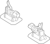 Image of License Plate Light Assembly (Right) image for your 2020 Hyundai Veloster N   