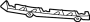 Image of Headlight Bracket (Left, Lower) image for your 2019 Hyundai Kona Electric   