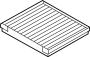 Image of Cabin Air Filter image for your 2018 Hyundai Tucson   