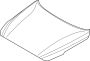 Image of Hood Panel image for your 2015 Hyundai Elantra  SE Sedan 