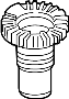View Coil Spring Insulator (Front, Upper) Full-Sized Product Image