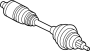 View CV Axle Assembly (Left) Full-Sized Product Image 1 of 3