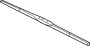 Image of Windshield Wiper Blade (Front) image for your Hyundai
