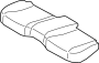 View Cushion. Seat. Pad. (Right, Rear) Full-Sized Product Image 1 of 2