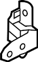 View Door Hinge (Right, Upper, Lower) Full-Sized Product Image 1 of 2