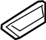 View Door Interior Trim Panel Cap (Left, Front) Full-Sized Product Image 1 of 4