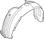 Image of Fender Splash Shield (Right, Front, Upper). Fender Splash Shield. image for your 2023 Hyundai Venue  Limited Sport Utility 