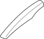 Image of Roof Rack Cover (Right, Front) image for your 2002 Hyundai Santa Fe   