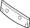 Image of License bracket. MOULDING - Bumper License Plate. (Front) image for your 2017 Hyundai Veloster 1.6L A/T Turbo Hatchback 