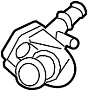 View Engine Coolant Outlet Flange. Housing. THERMOSTAT HOUSING. WATER OUTLET.  Full-Sized Product Image