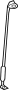 Image of Hood / Trunk Prop Rod image for your 2002 Hyundai Accent   
