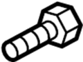 View Bumper Impact Bar Bolt Full-Sized Product Image