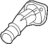 Image of Engine Coolant Thermostat Housing image for your 2006 Hyundai Elantra   