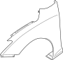 Image of Fender (Right) image for your 2021 Hyundai Veloster N  Base Hatchback 