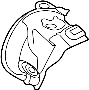 Image of Shield. Heat. Protector. Exhaust. Turbocharger Mount. (Upper). Exhaust Heat Shield. image for your 2021 Hyundai Accent   