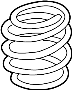 Image of Coil Spring (Front) image for your 2017 Hyundai Veloster 1.6L A/T Turbo Hatchback 
