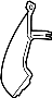 Image of Steering Wheel Trim (Left, Front, Upper) image for your 2012 Hyundai Santa Fe   