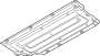 View Floor Pan Splash Shield (Right) Full-Sized Product Image 1 of 2
