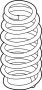 Image of Coil Spring (Rear) image for your 2016 Hyundai Elantra  SE Sedan 