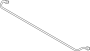 Image of Suspension Stabilizer Bar (Right, Rear) image for your Hyundai