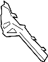 Image of Bumper Cover Bracket (Right, Rear, Upper, Lower) image for your 2021 Hyundai Veloster   