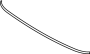 Image of Hood Seal (Rear) image for your 2002 Hyundai Accent  GL Sedan 