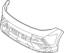 Image of Cover Assembly - Bumper. (Front, Upper). Component comes unprimed. image for your 2012 Hyundai Tucson  Limited Sport Utility 