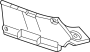 Image of Grille Bracket. PIECE - RADIATOR GRILLE NO.2. image for your 2002 Hyundai Santa Fe  GLS Sport Utility 