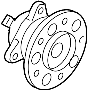 52730AO100 Wheel Bearing and Hub Assembly (Right, Rear)