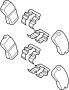 View Bolt. Caliper. Disc. Brake. Mount.  Full-Sized Product Image