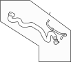 View Radiator Coolant Hose (Upper) Full-Sized Product Image